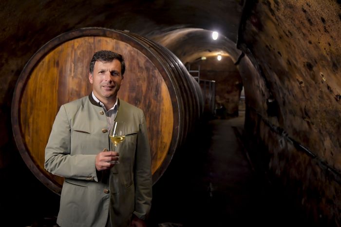 DI Maximilian Hardegg im Hofkeller